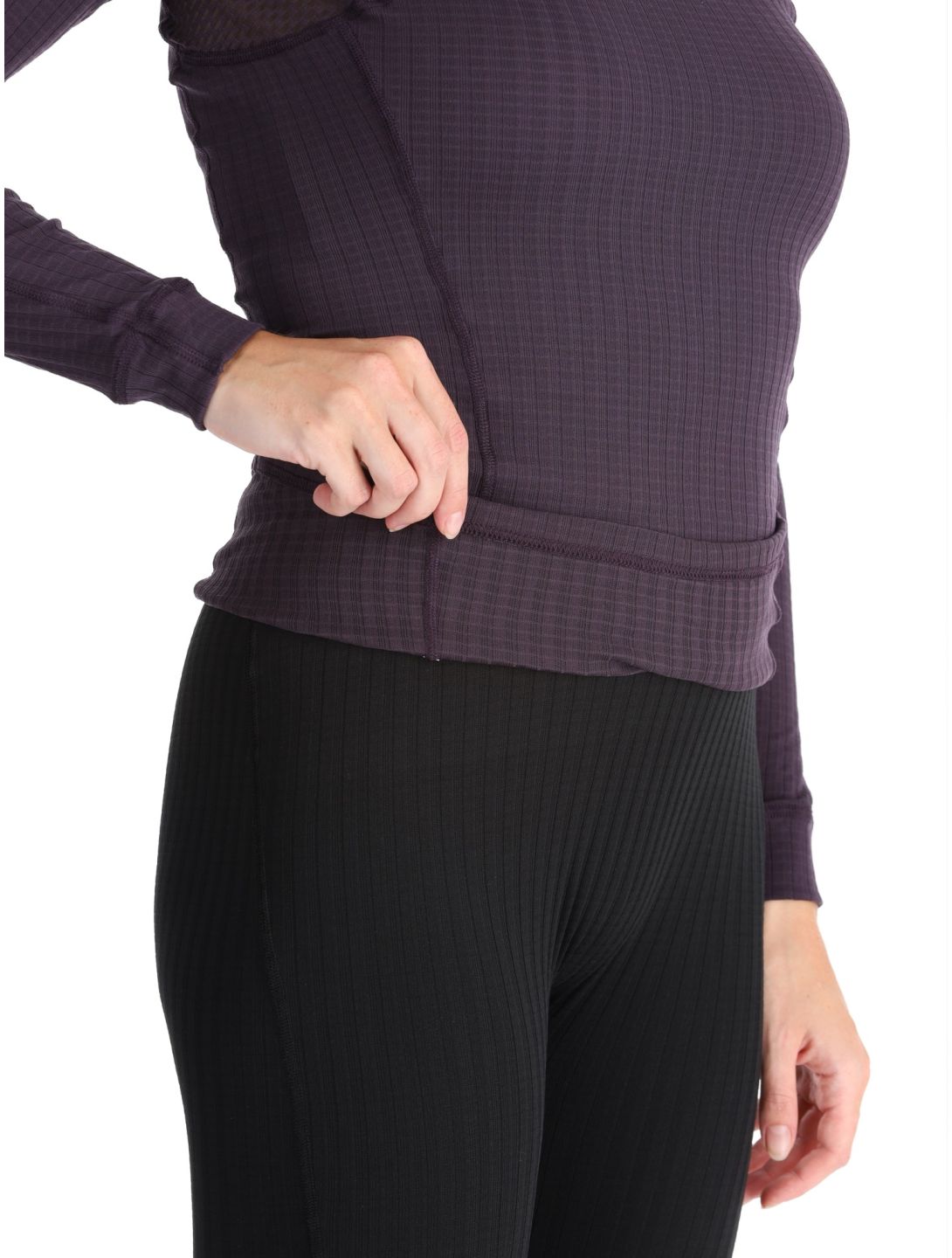 Craft, Active Extreme X Crewneck LS camisa termoactiva mujeres DK Plum púrpura 