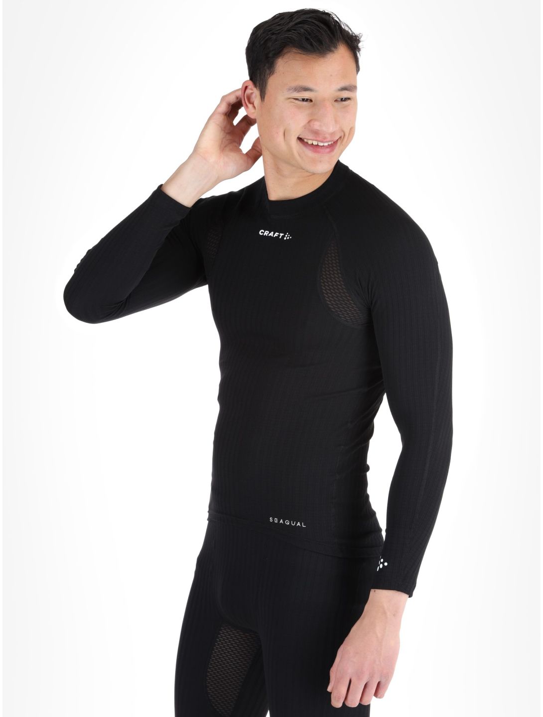 Craft, Active Extreme X Crewneck LS camisa termoactiva hombres Black negro 