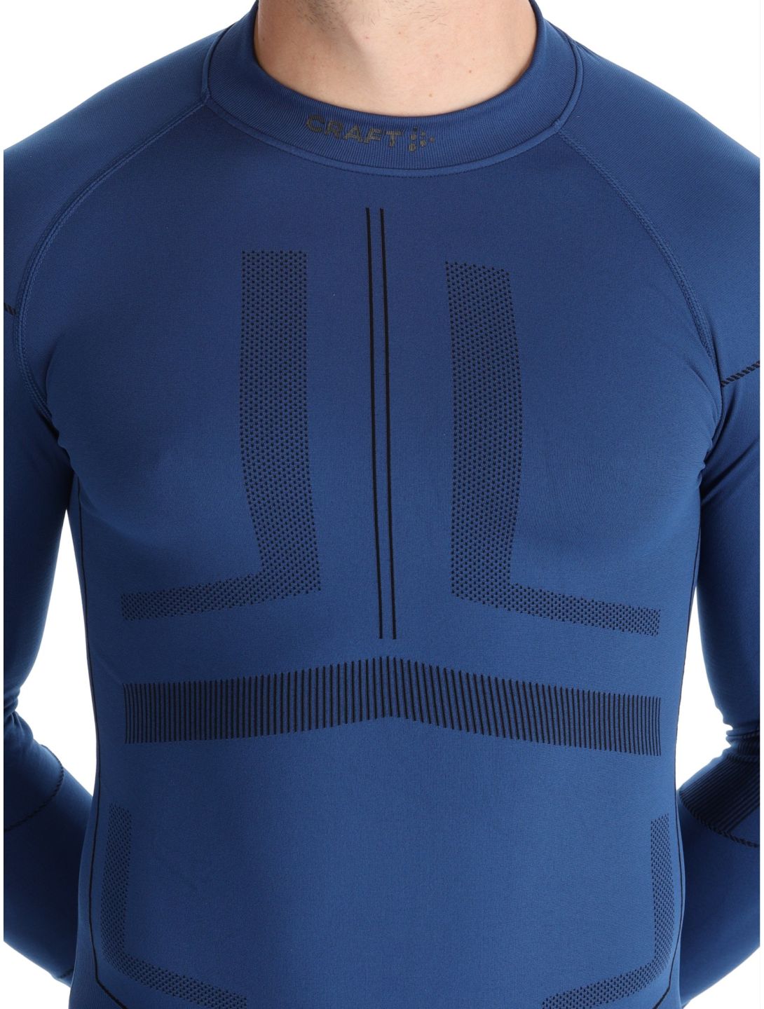 Craft, Active Intensity Crewneck LS camisa termoactiva hombres DK Plum púrpura 