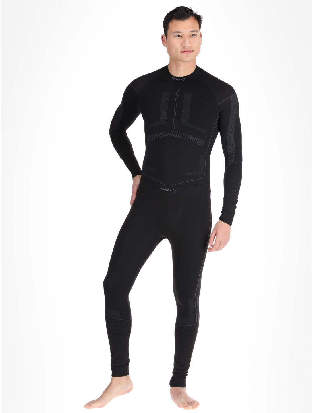 Craft, Active Intensity pantalón termoactivo hombres Black / Asphalt negro 