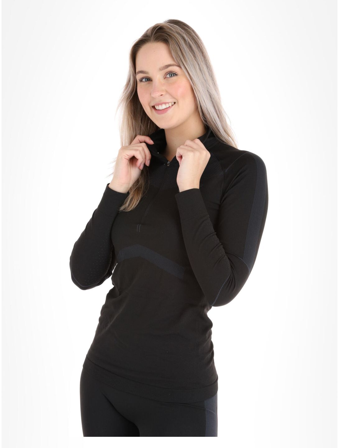 Craft, Active Intensity Zip jersey mujeres Black / Asphalt negro 