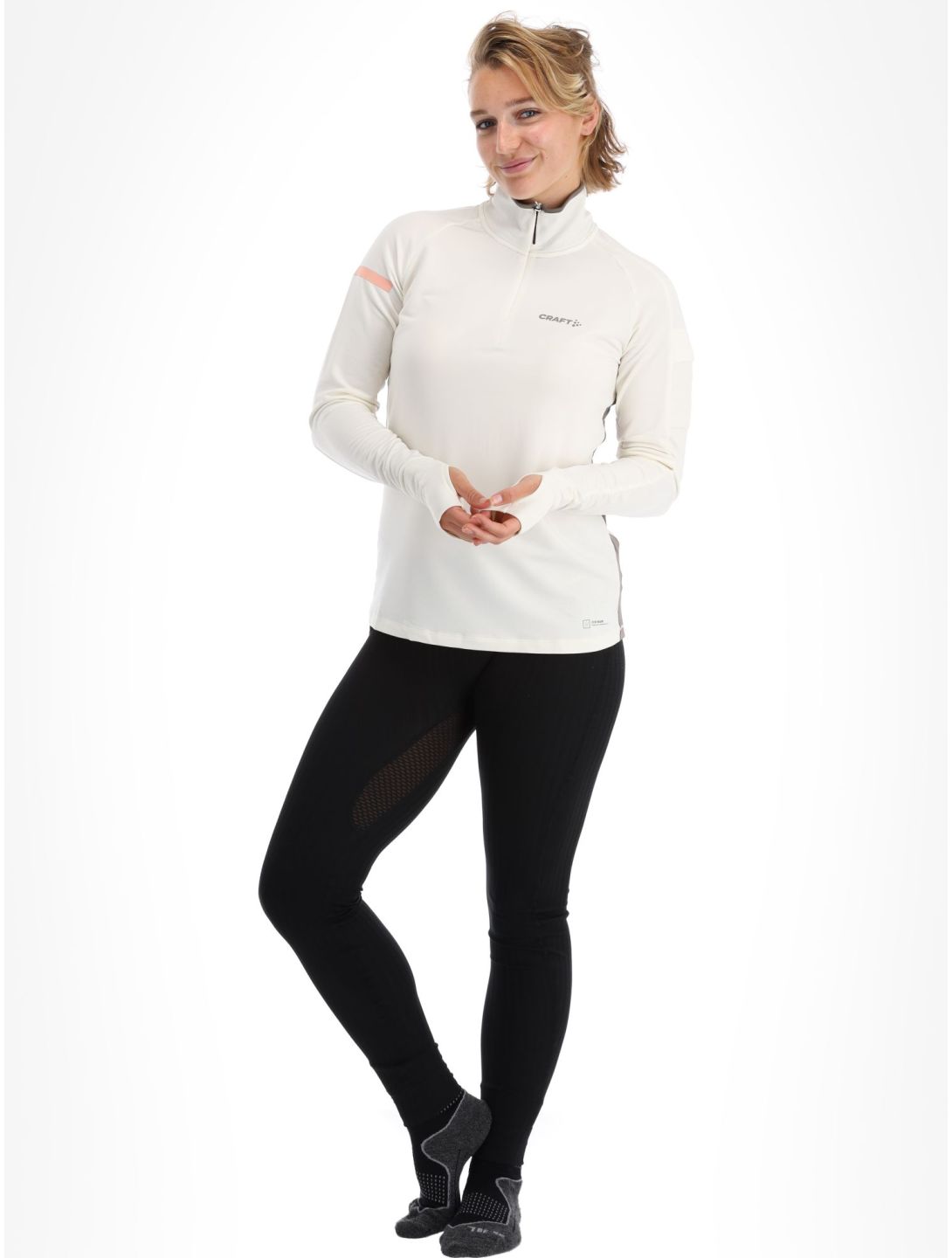 Craft, Adv Subz 2 LS jersey mujeres Tofu blanco 