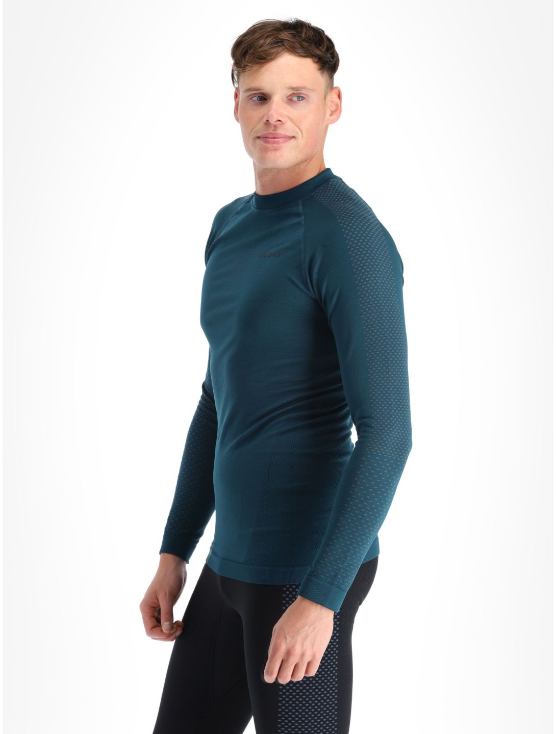 Craft, Adv Warm Intensity LS camisa termoactiva hombres Pond-Granite azul 