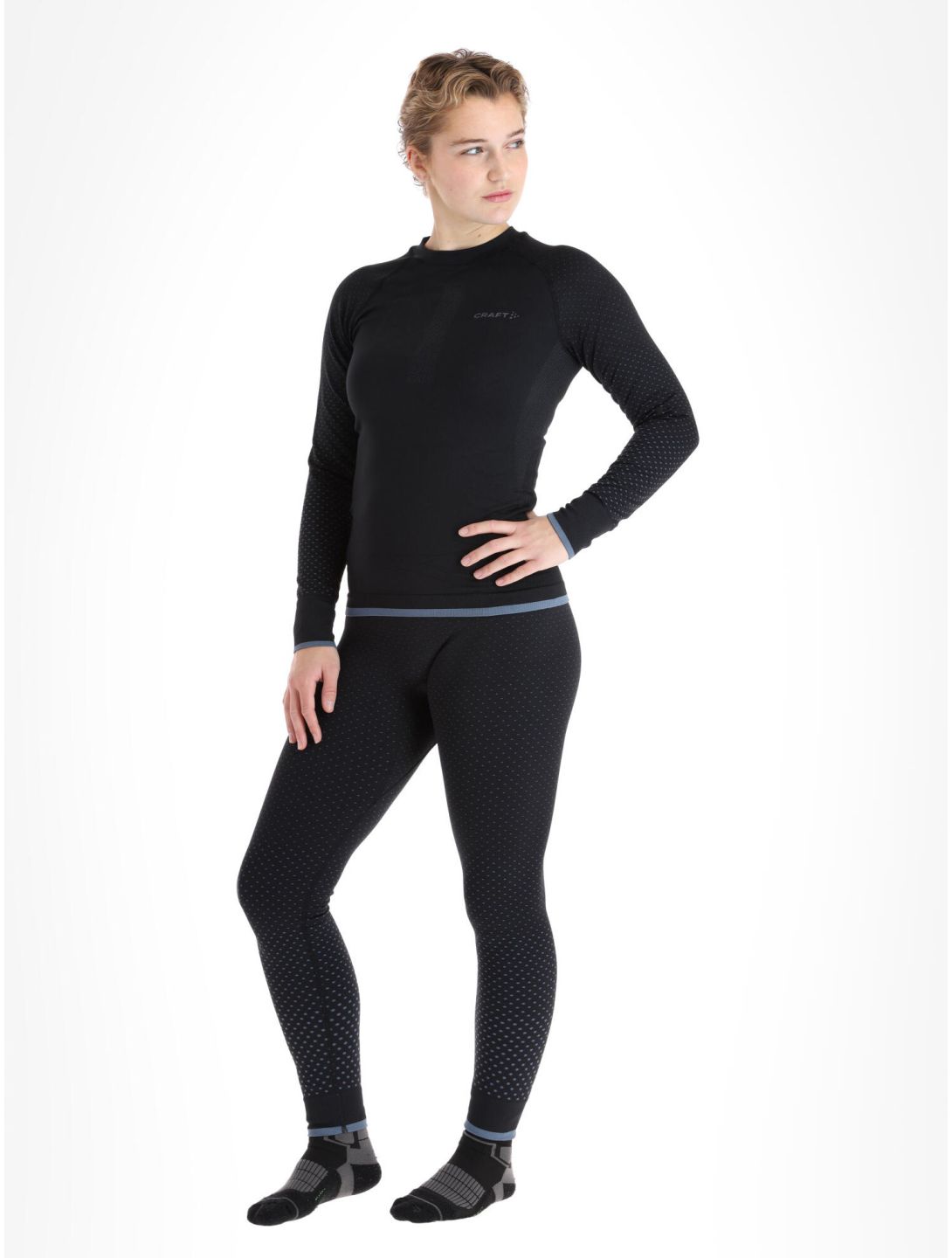 Craft, Adv Warm Intensity LS camisa termoactiva mujeres Black negro 