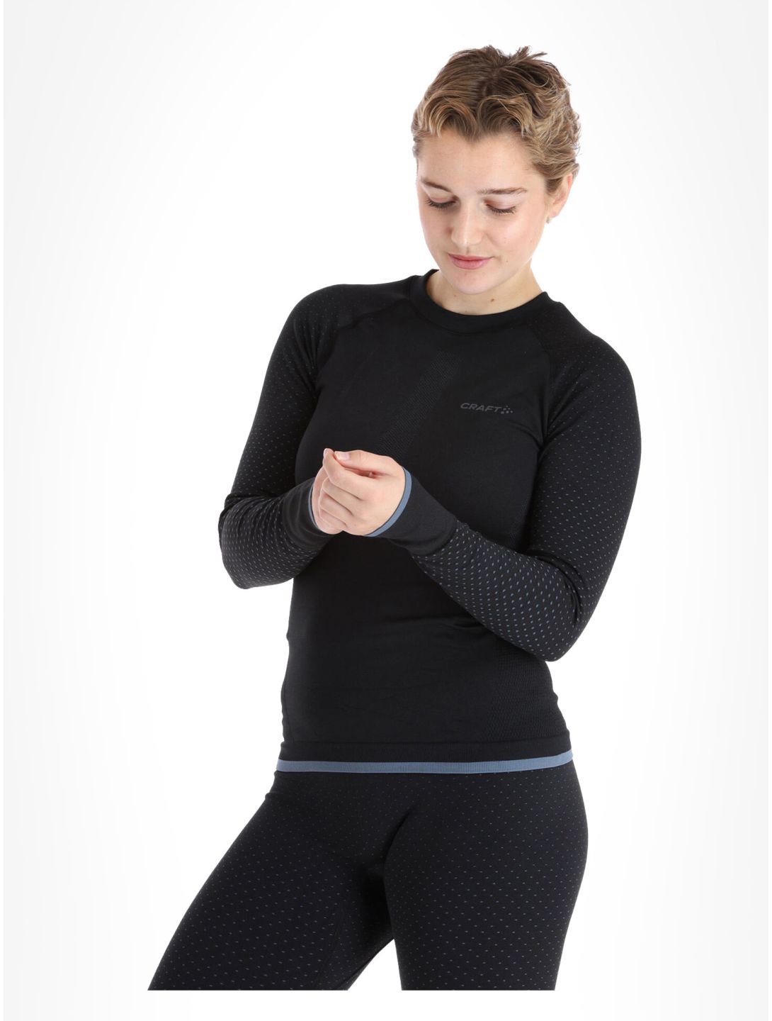 Craft, Adv Warm Intensity LS camisa termoactiva mujeres Black negro 