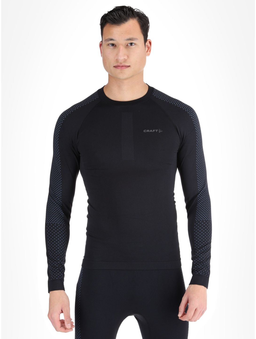 Craft, Adv Warm Intensity LS camisa termoactiva hombres Black negro 