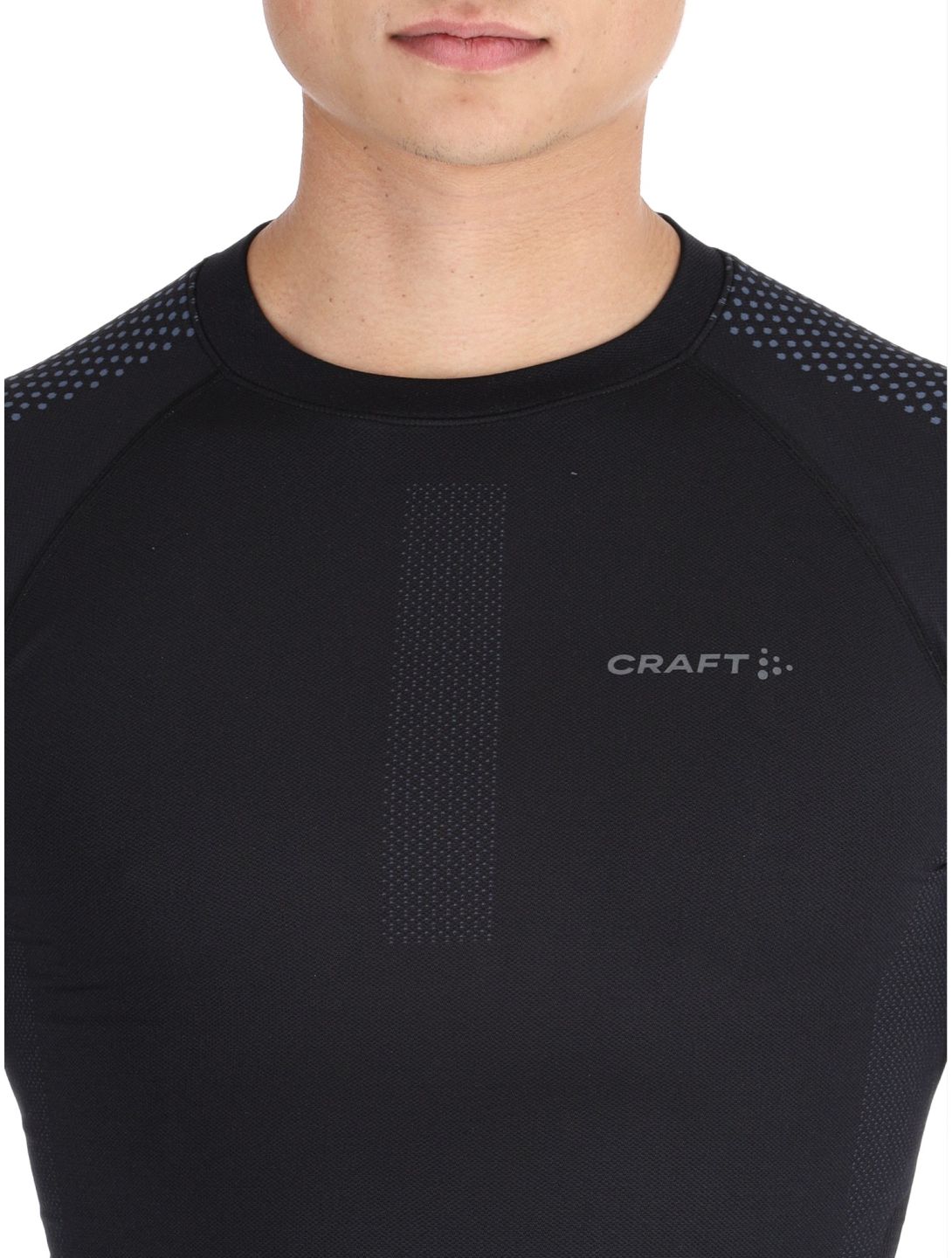 Craft, Adv Warm Intensity LS camisa termoactiva hombres Black negro 