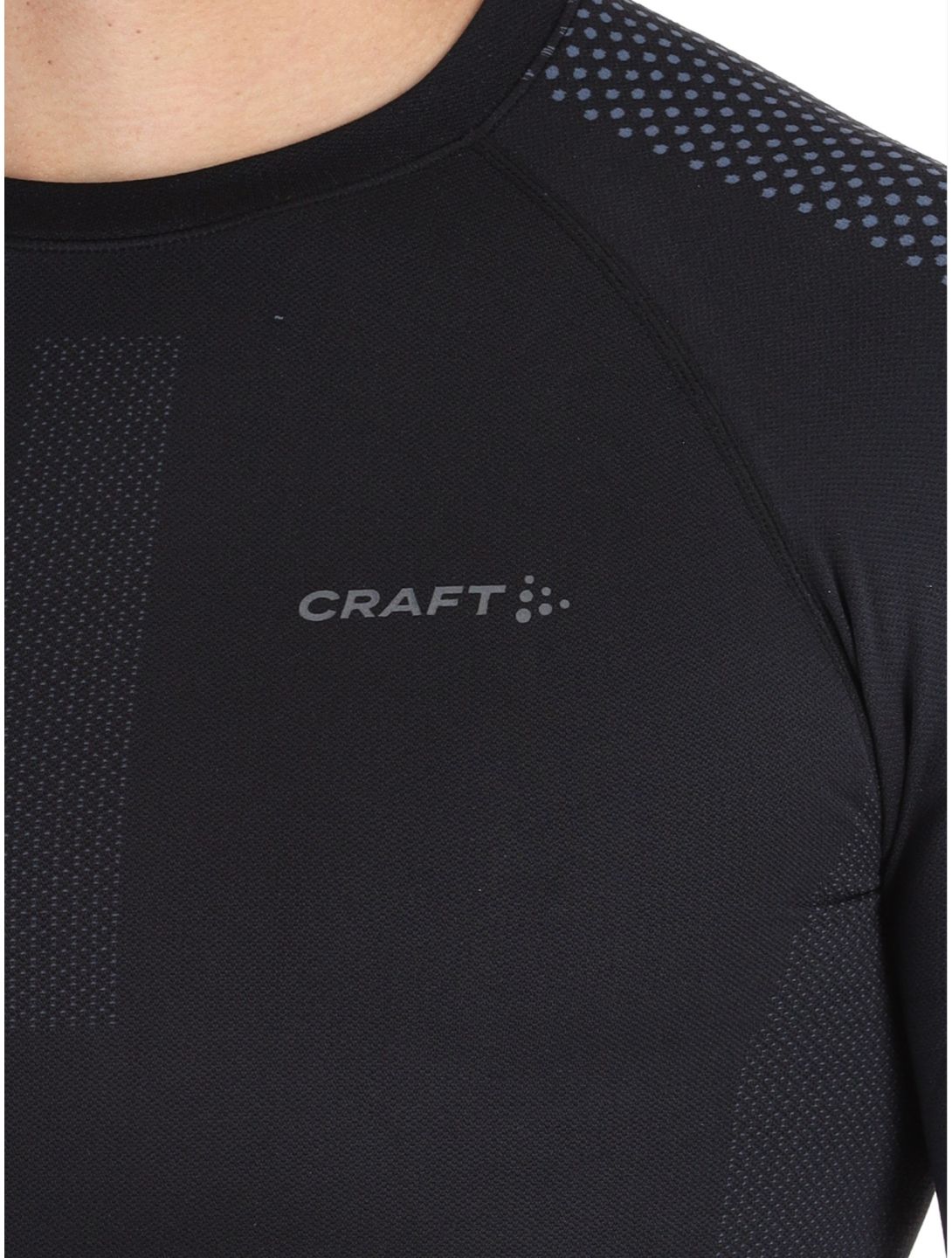 Craft, Adv Warm Intensity LS camisa termoactiva hombres Black negro 