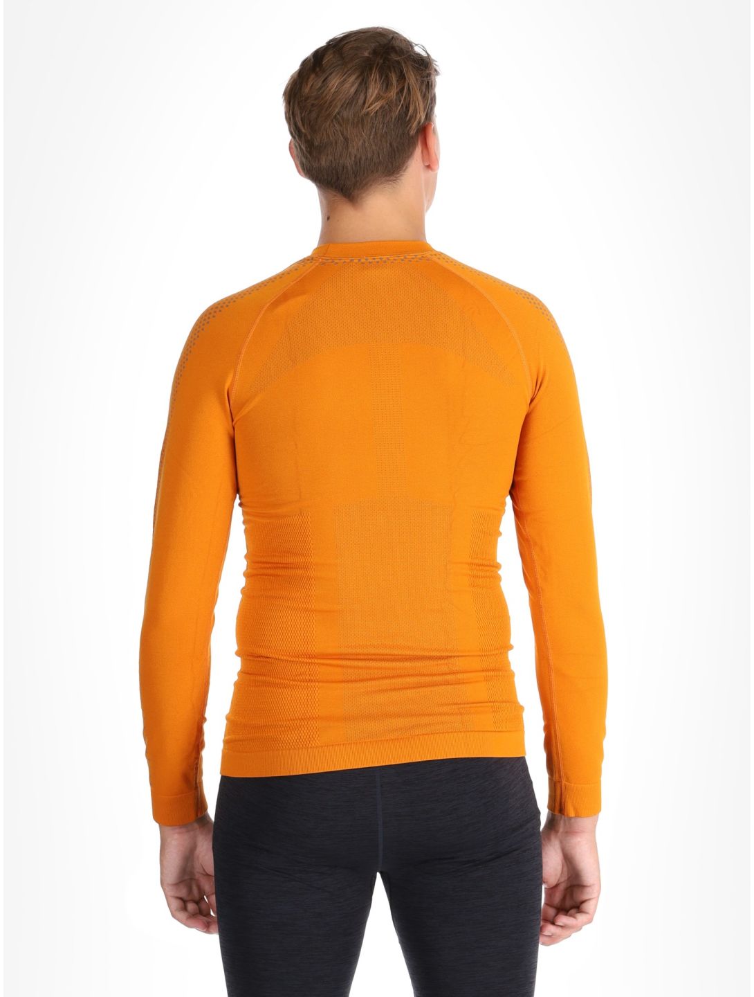 Craft, Adv Warm Intensity LS camisa termoactiva hombres Cara / Granite gris, naranja 