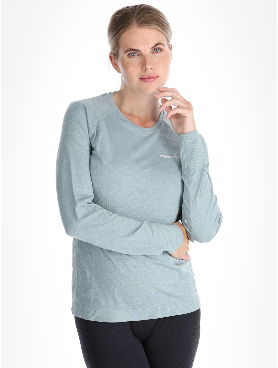 Craft, Core Dry Active Comfort LS camisa termoactiva mujeres Arona gris 