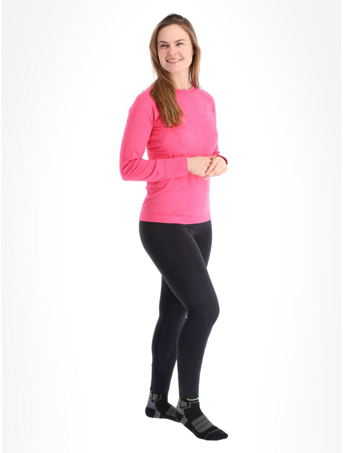 Craft, Core Dry Active Comfort LS camisa termoactiva mujeres Fame rosa 