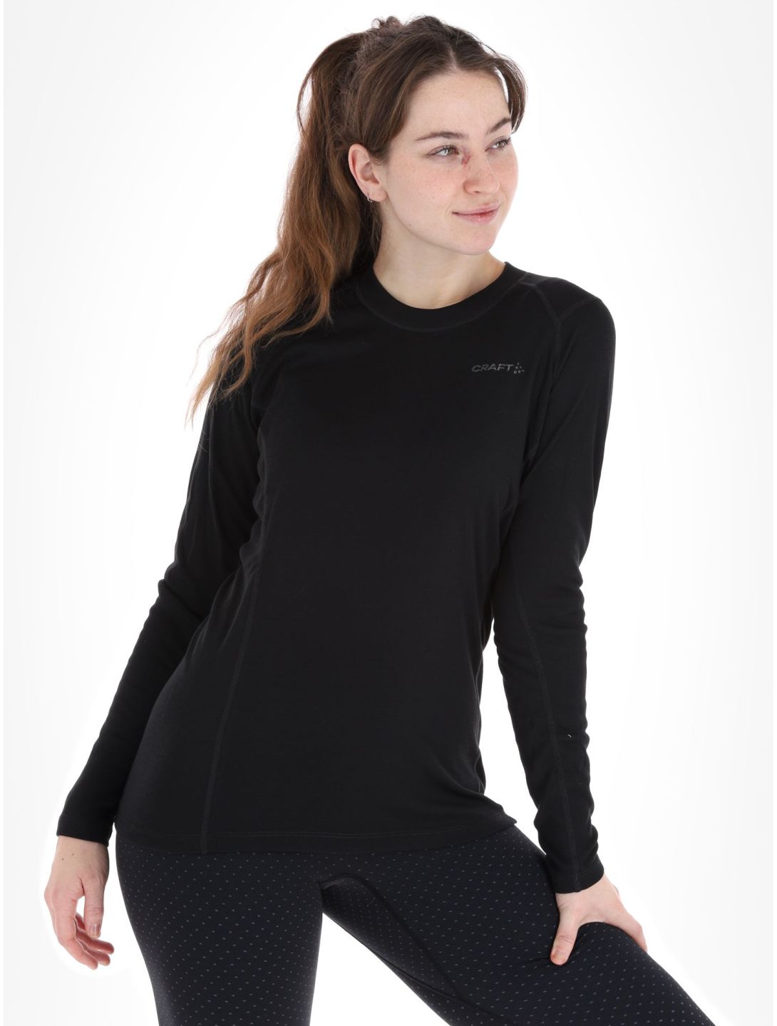 Craft, Core Warm Baselayer LS camisa termoactiva mujeres Black negro 