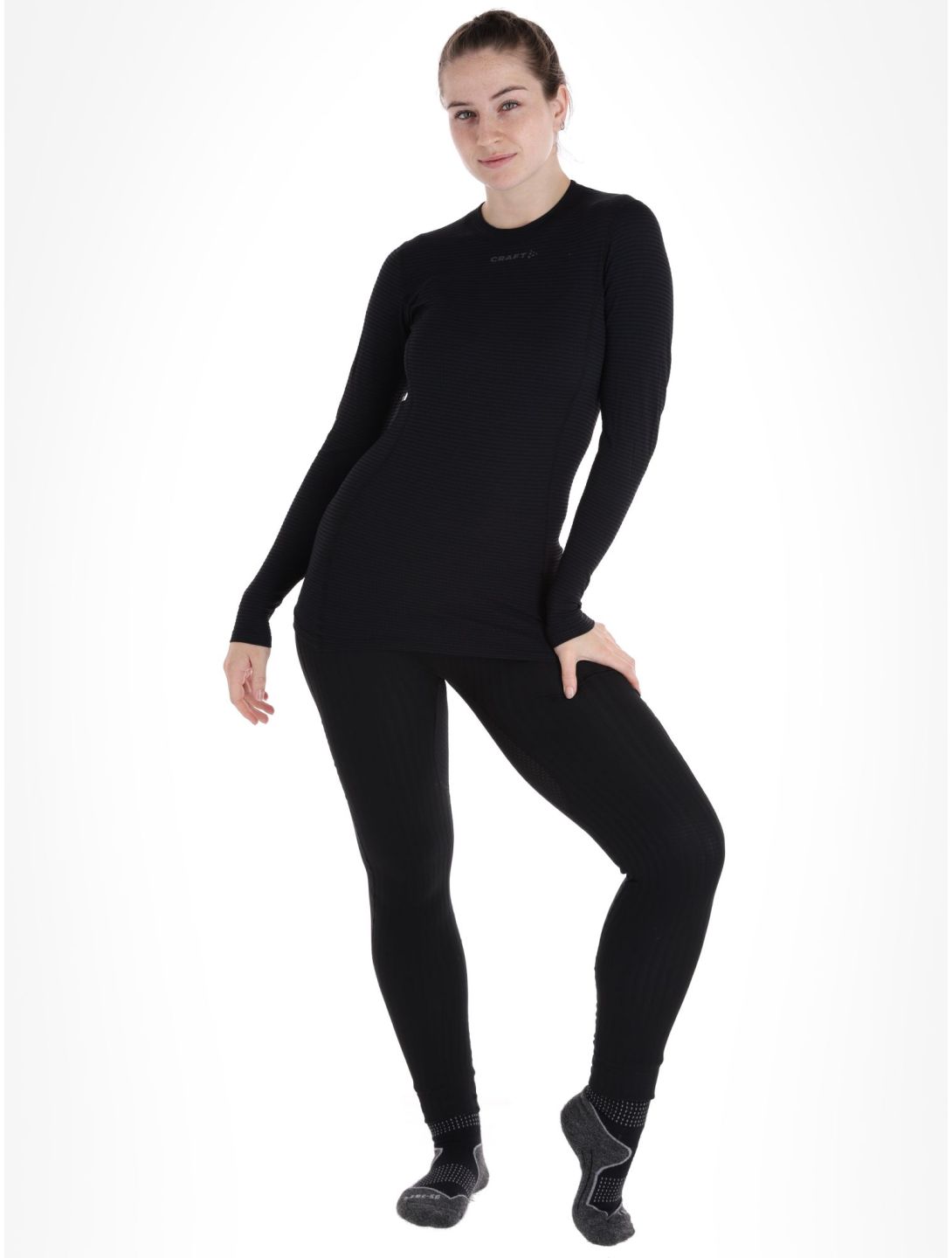 Craft, Pro Wool Extreme X LS camisa termoactiva mujeres Black negro 