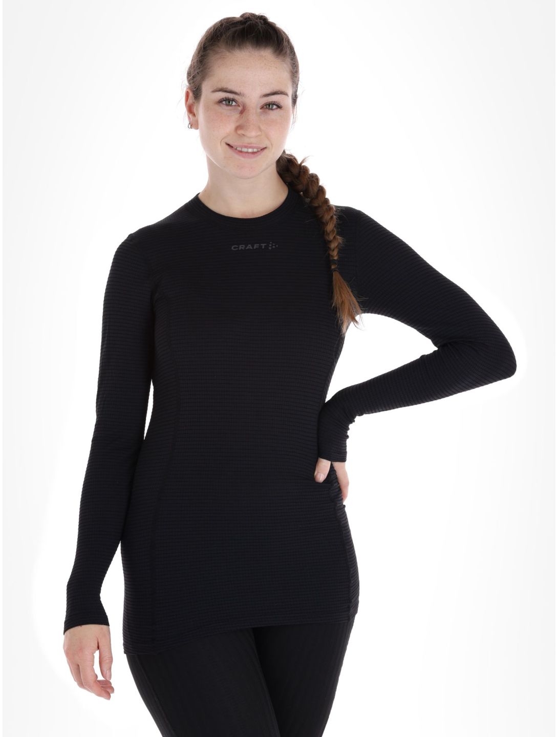 Craft, Pro Wool Extreme X LS camisa termoactiva mujeres Black negro 