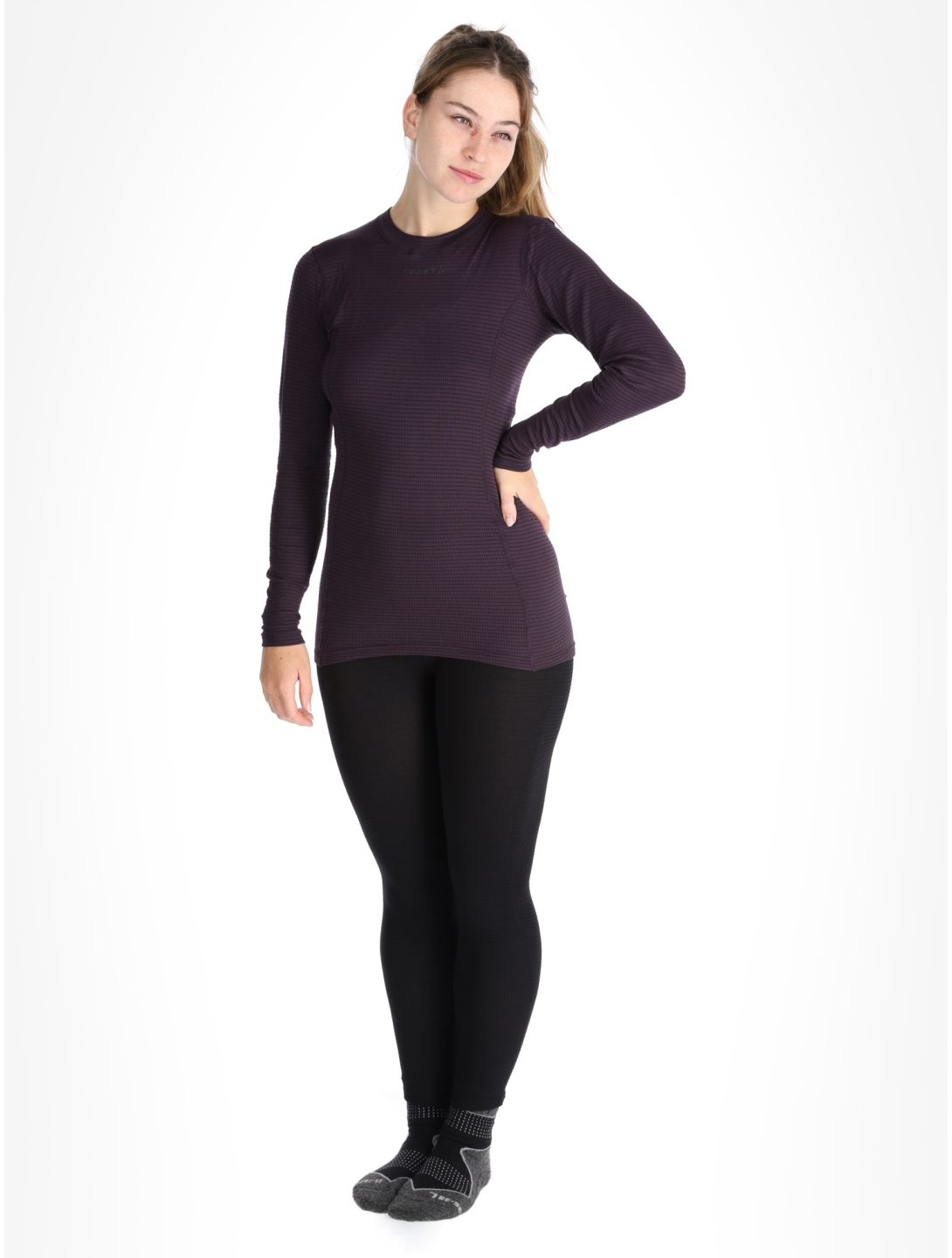 Craft, Pro Wool Extreme X LS camisa termoactiva mujeres DK Plum púrpura 