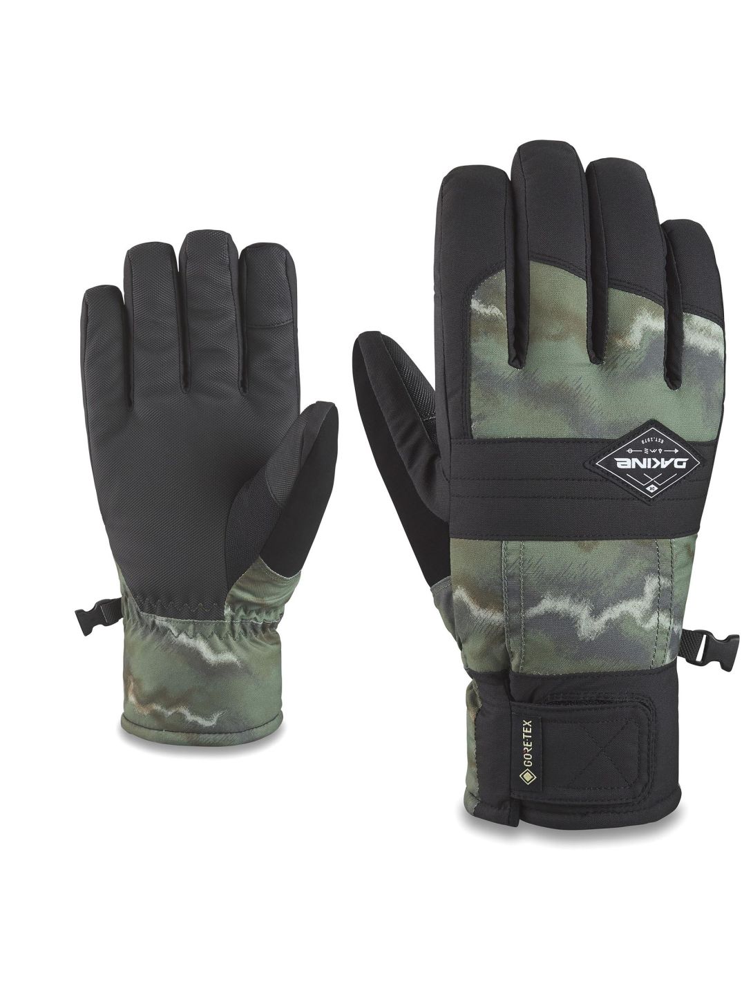 Dakine, Bronco Gore-Tex Glove guantes de esquí hombres ashcroft camo marrón/negro