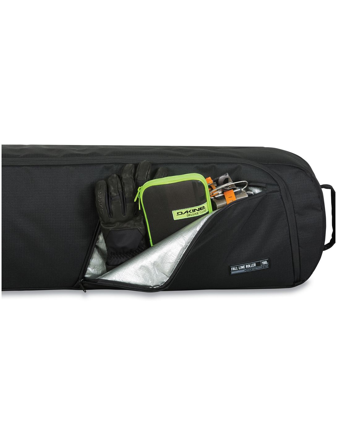 Dakine, Fall Line Ski Roller Bag bolso de esquí unisex Black negro 