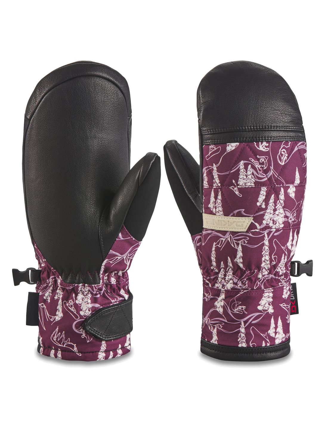 Dakine, Fleetwood Mitt guantes mujeres b4bc grapevine púrpura 