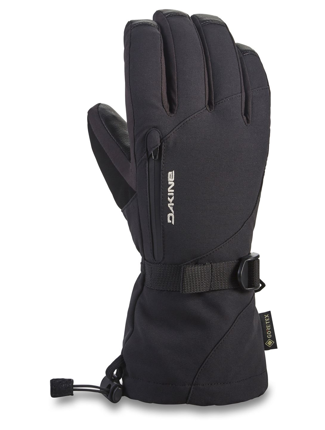 Dakine, Leather Sequoia Gore-Tex guantes de esquí mujeres Black negro 