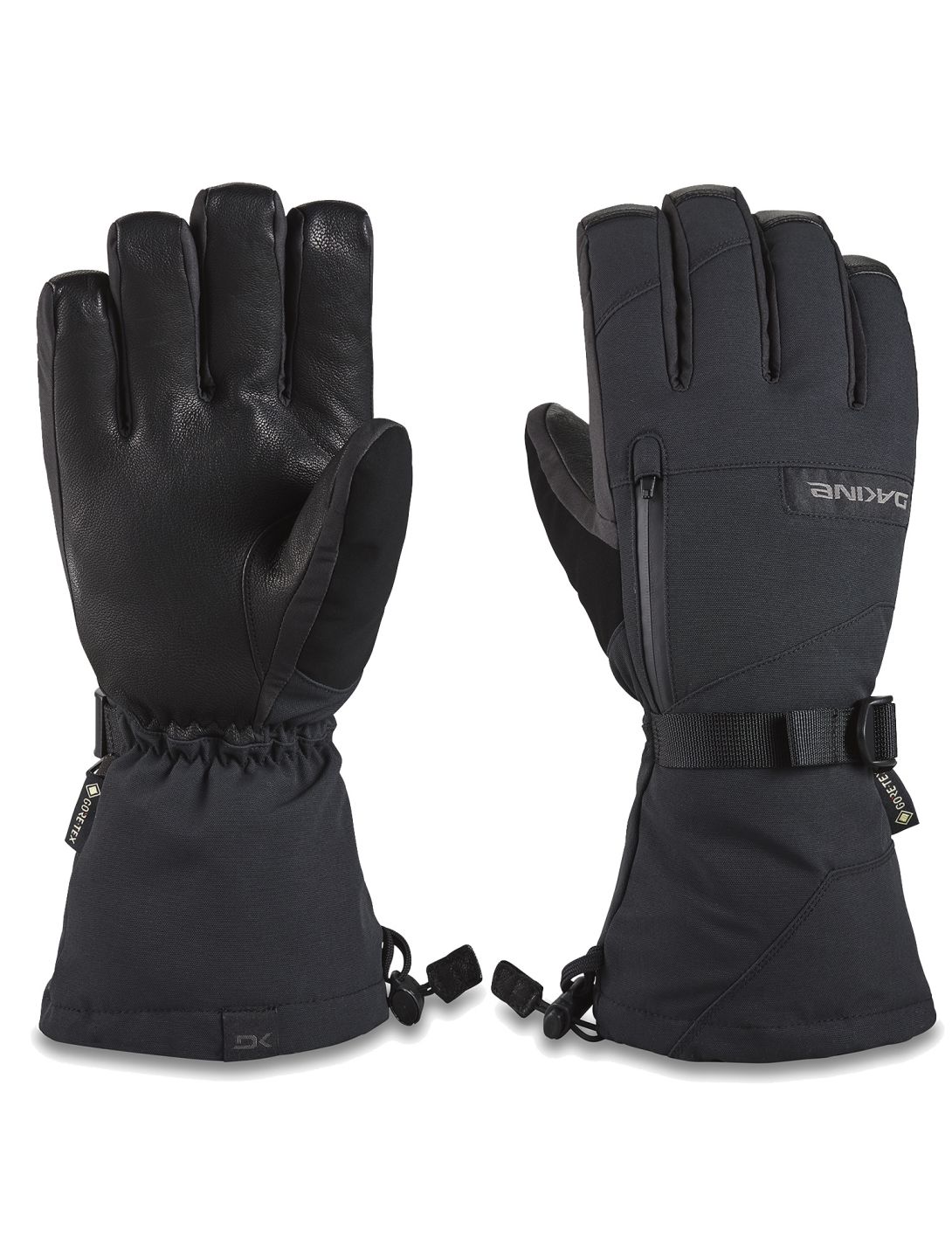 Dakine, Leather Titan Gore-Tex guantes de esquí hombres Black negro 