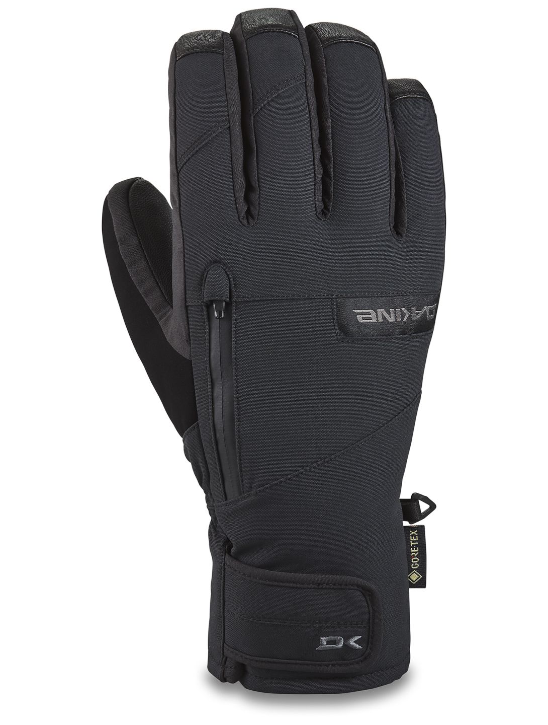 Dakine, Leather Titan Gore-Tex Short guantes de esquí hombres Black negro 