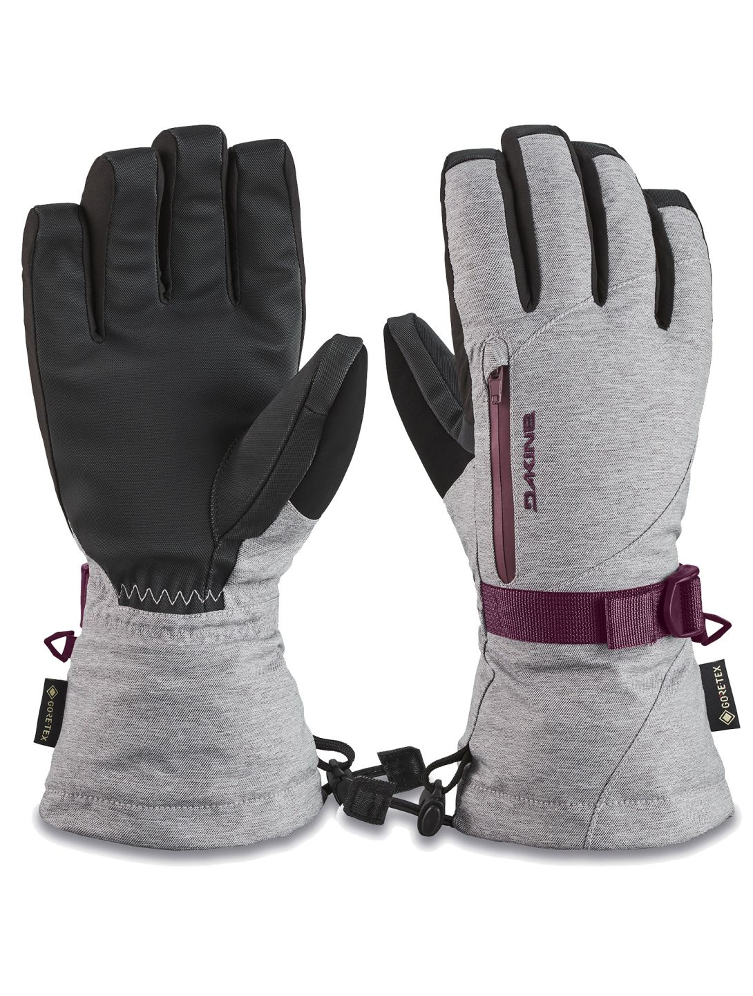 Dakine, Sequoia Gore-Tex guantes de esquí mujeres Silver Grey Zilver 