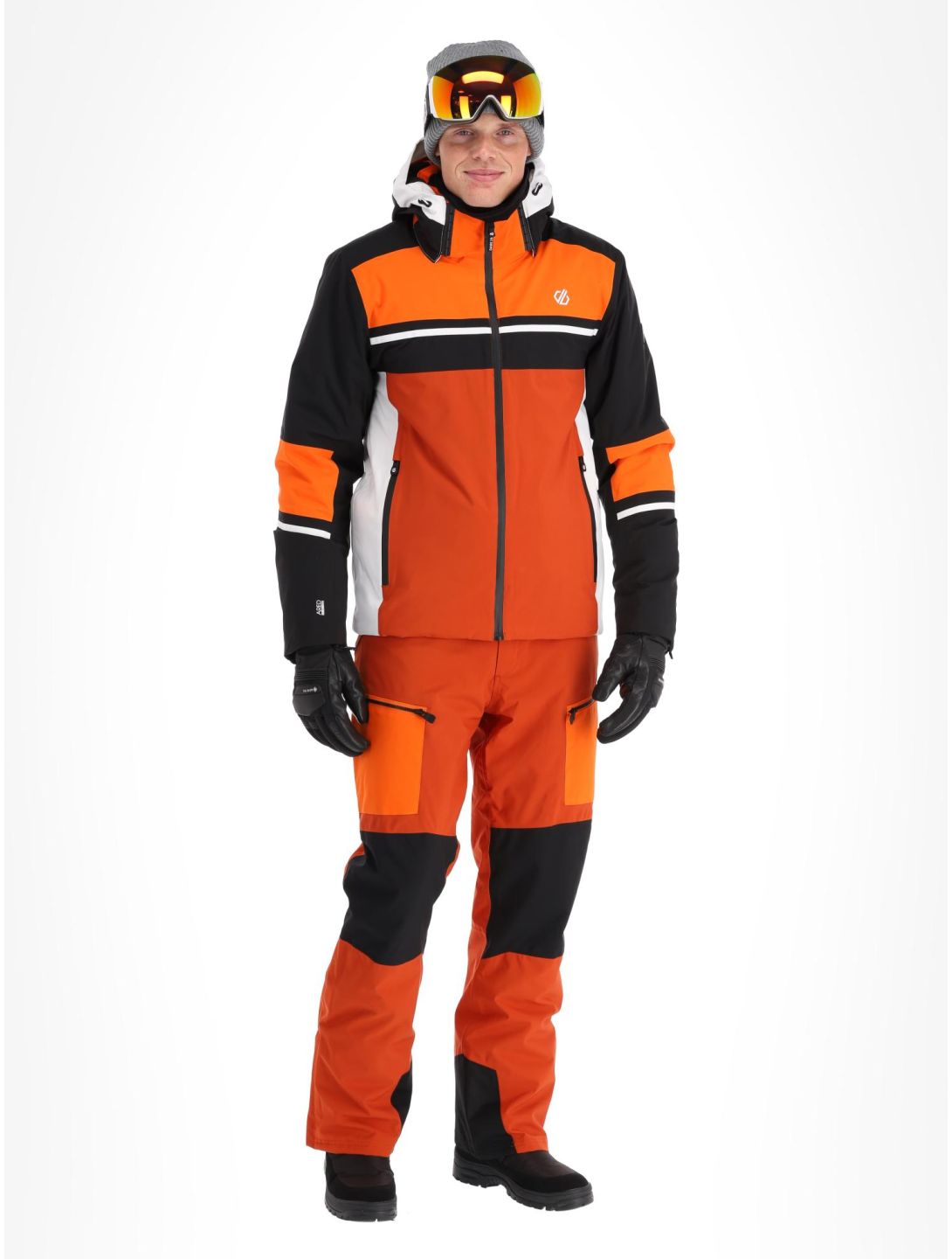 Dare2b, Amplitude chaqueta de esquí hombres Black / Puffins Orange naranja, negro 