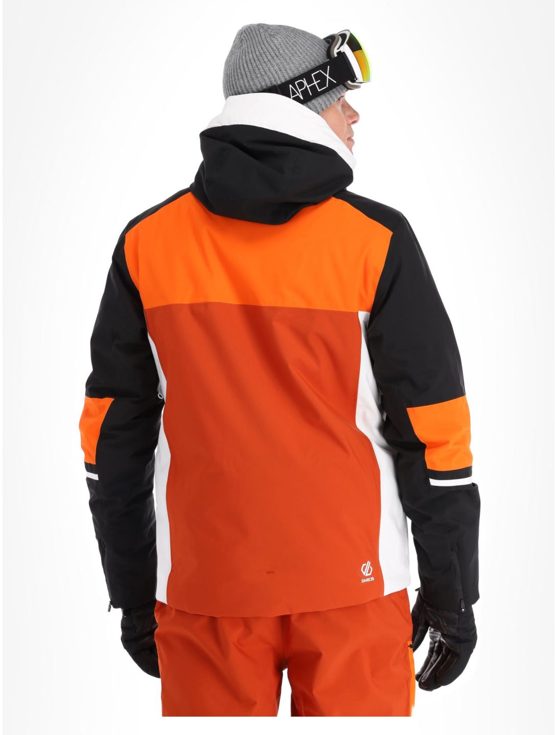 Dare2b, Amplitude chaqueta de esquí hombres Black / Puffins Orange naranja, negro 