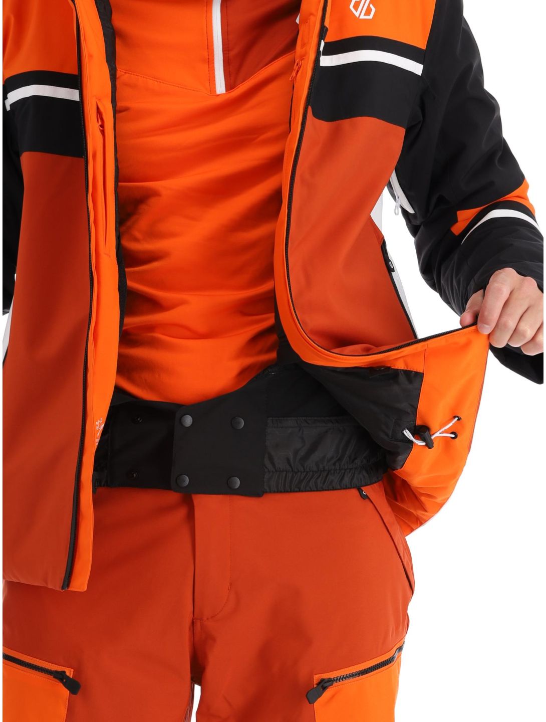 Dare2b, Amplitude chaqueta de esquí hombres Black / Puffins Orange naranja, negro 