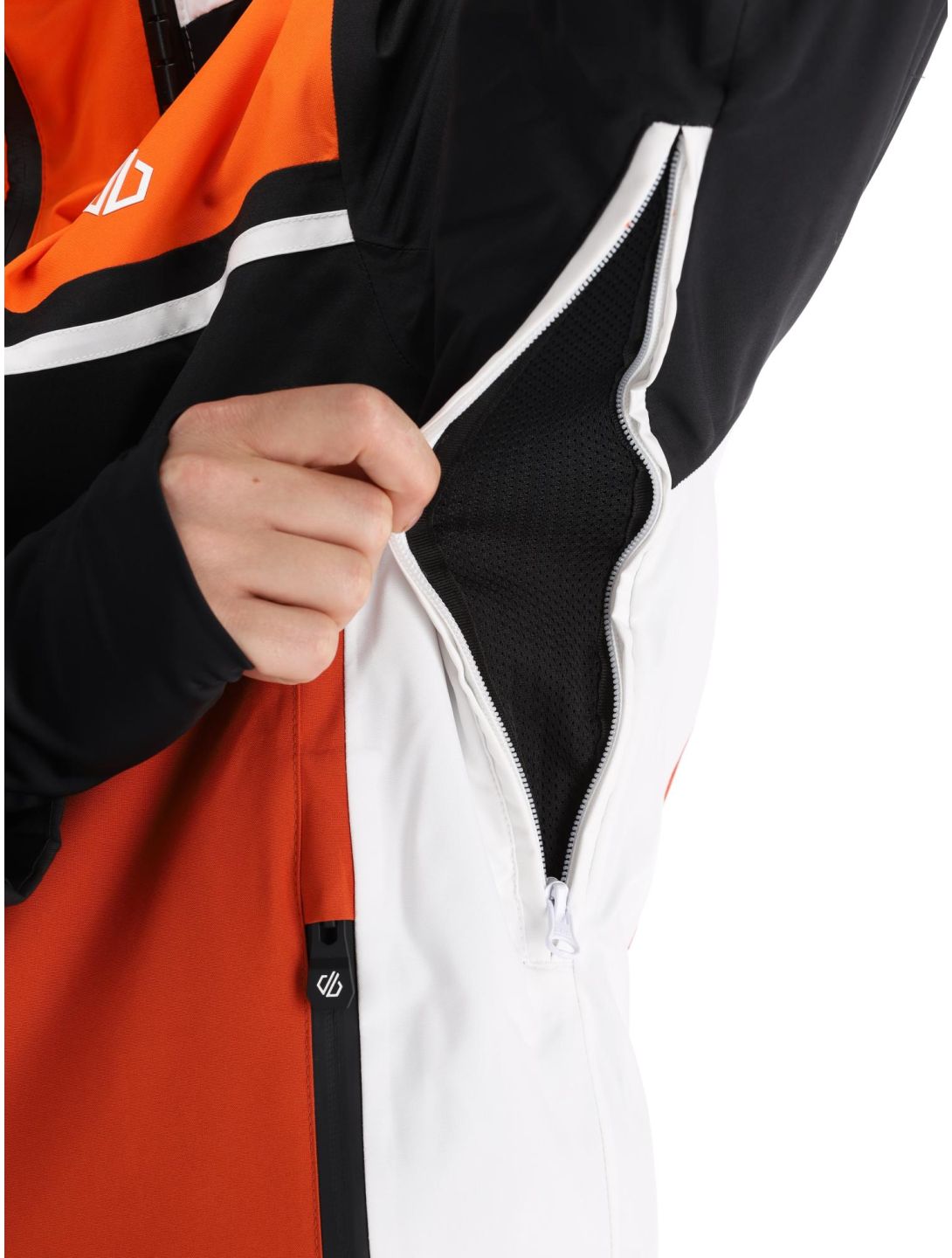 Dare2b, Amplitude chaqueta de esquí hombres Black / Puffins Orange naranja, negro 