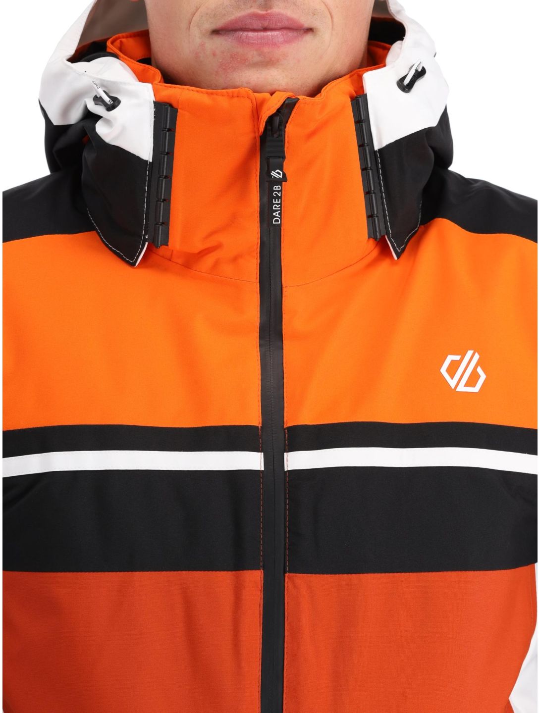 Dare2b, Amplitude chaqueta de esquí hombres Black / Puffins Orange naranja, negro 