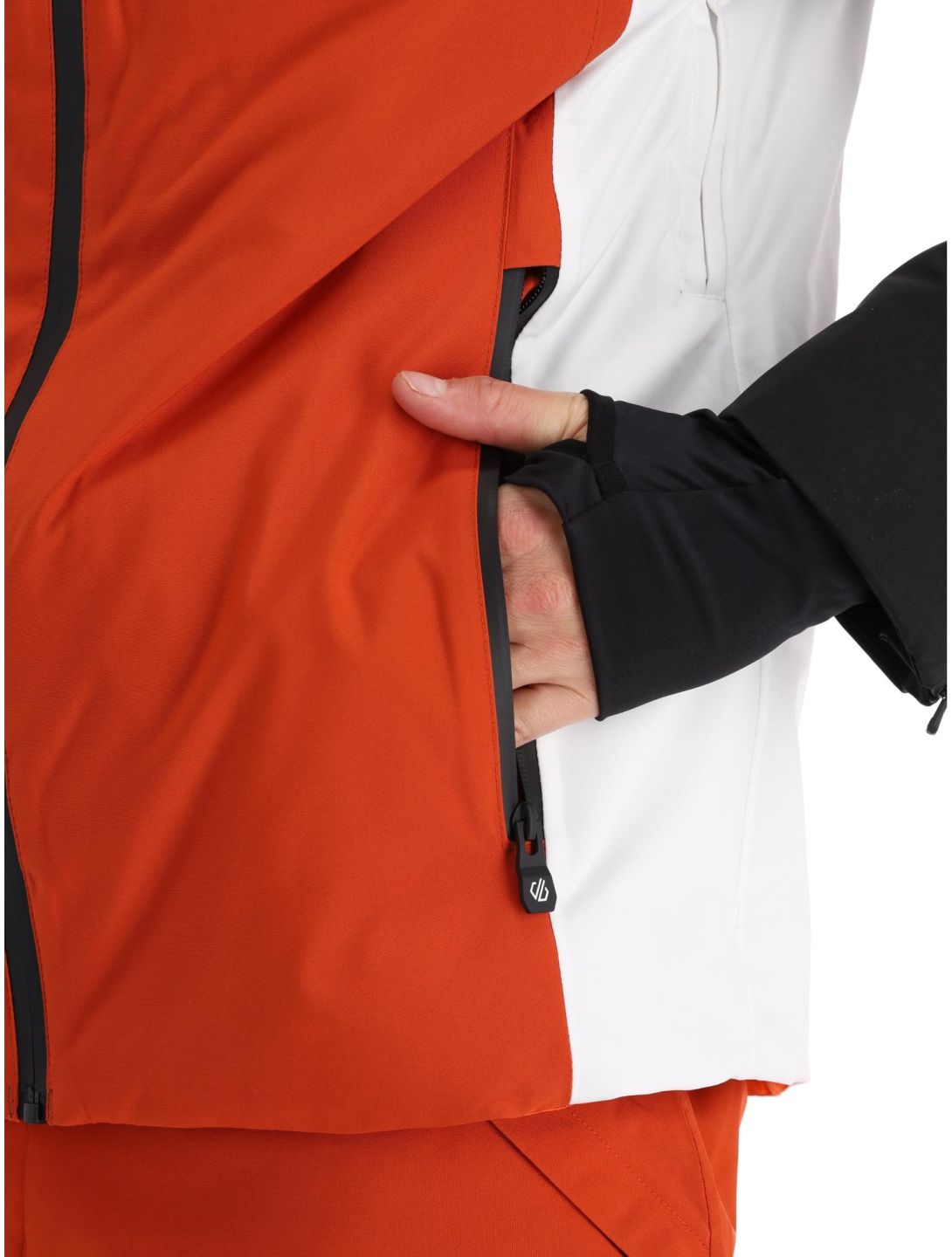 Dare2b, Amplitude chaqueta de esquí hombres Black / Puffins Orange naranja, negro 