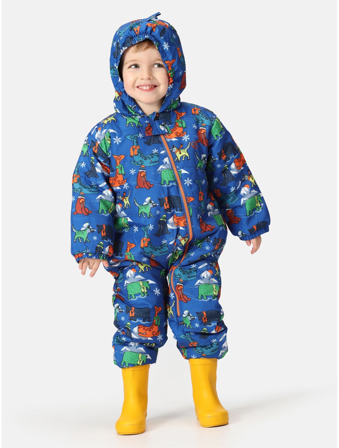 Dare2b, Bambino II ropa del mono niños Olympian Blue Artic Animals azul 