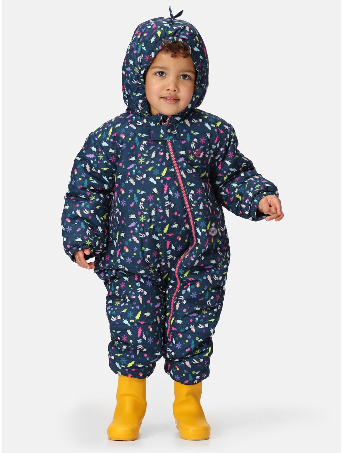 Dare2b, Bambino II ropa del mono niños Snowflake Ditsy Print gris 