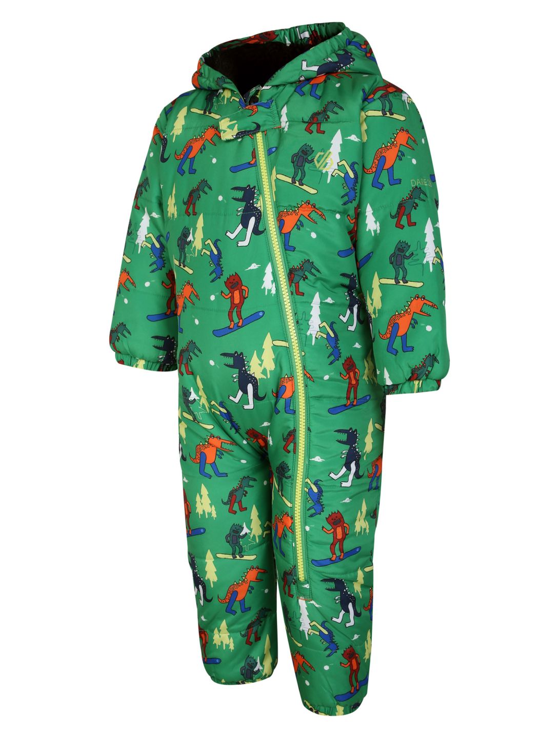 Dare2b, Bambino II ropa del mono niños Trek Green Dinosaur Snow Fight verde 