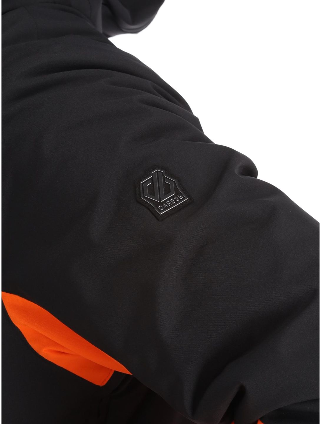 Dare2b, Baseplate chaqueta de esquí hombres Black / Puffins Orange Geo Camo Print naranja, negro 