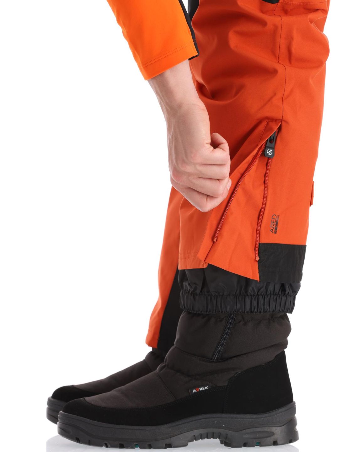 Dare2b, Baseplate pantalones de esquí hombres Rooibos Tea / Puffins Orange naranja 