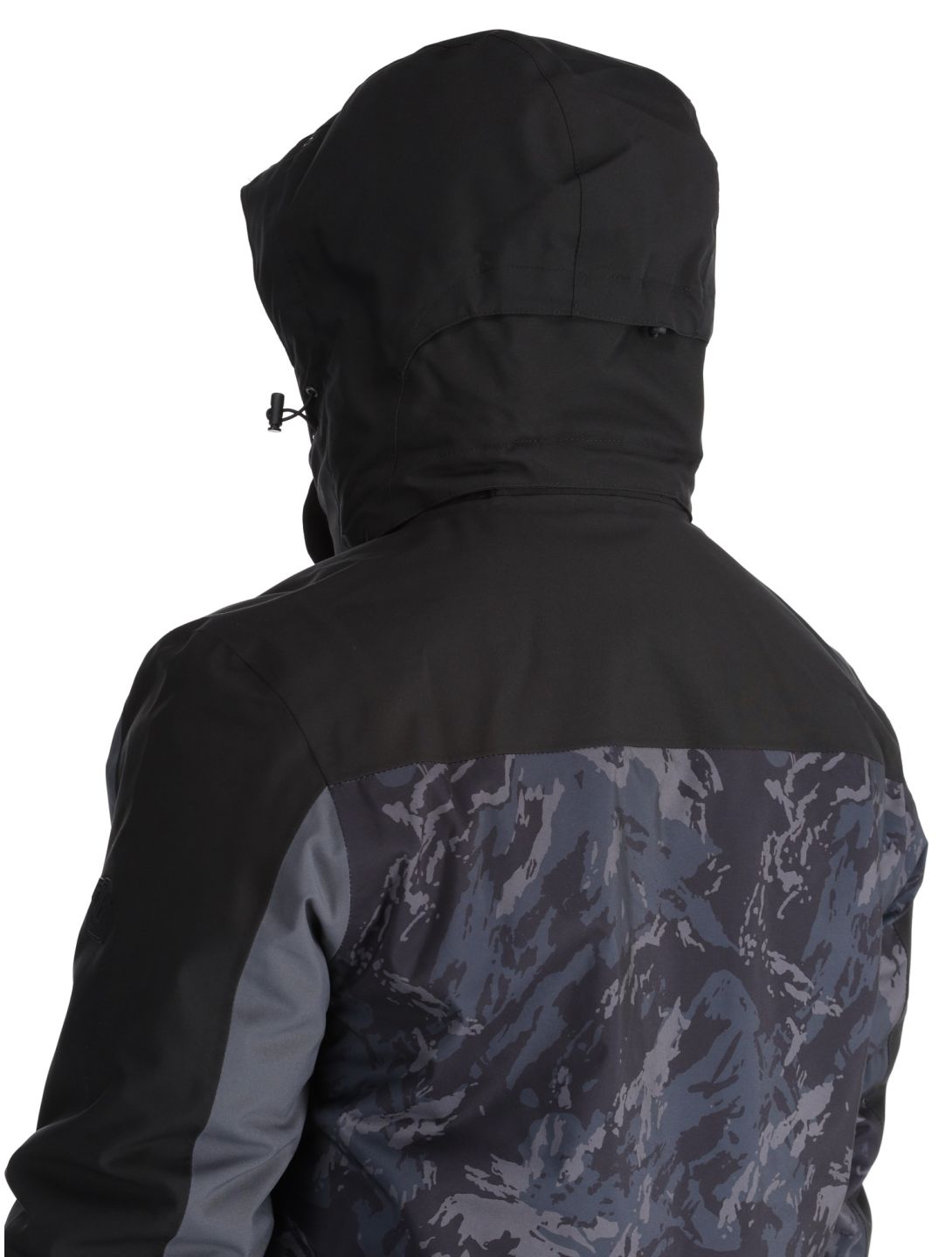 Dare2b, Baseplate II chaqueta de esquí hombres Black / Ebony Grey Mountain Print gris, negro 