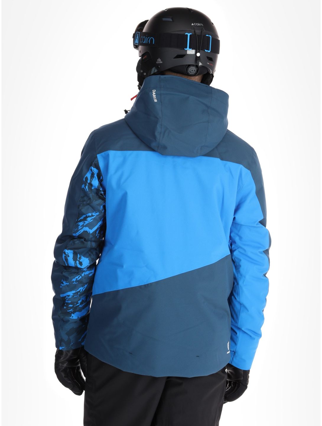 Dare2b, Baseplate II chaqueta de esquí hombres Moonlight Denim / Athletic Blue Mountain Print azul 