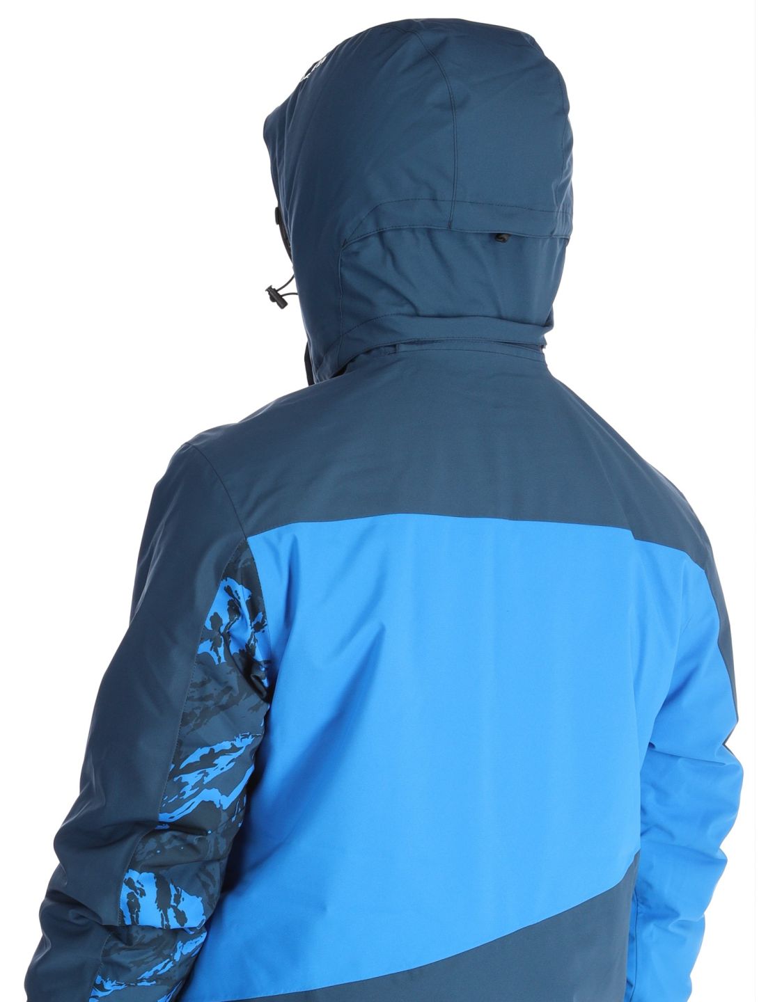 Dare2b, Baseplate II chaqueta de esquí hombres Moonlight Denim / Athletic Blue Mountain Print azul 