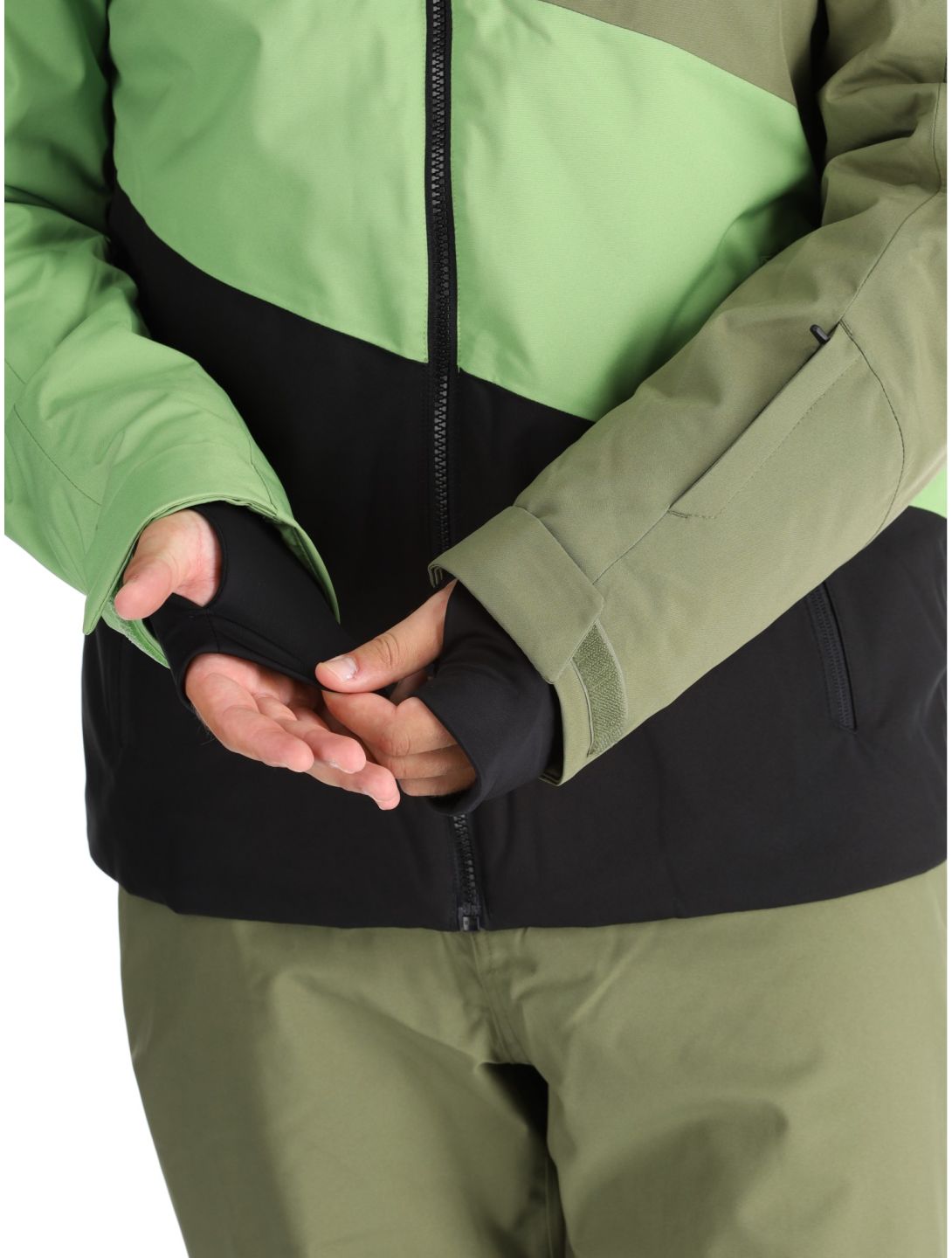 Dare2b, Baseplate II chaqueta de esquí hombres Olivine Green / Piquant Green verde 