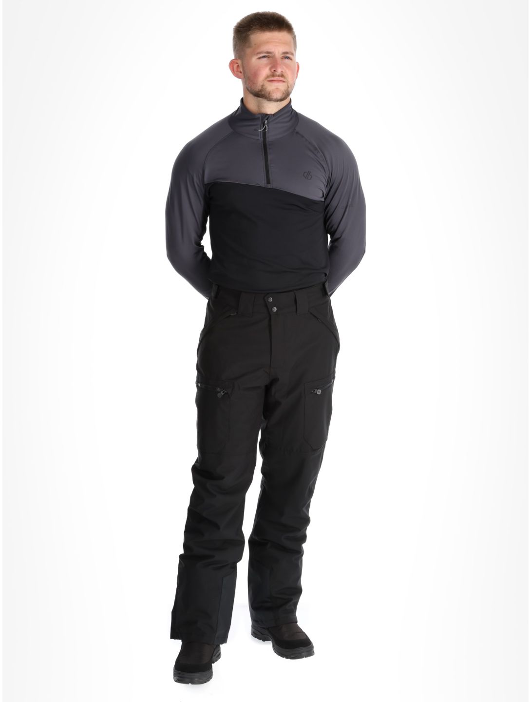 Dare2b, Baseplate II pantalones de esquí hombres Black negro 