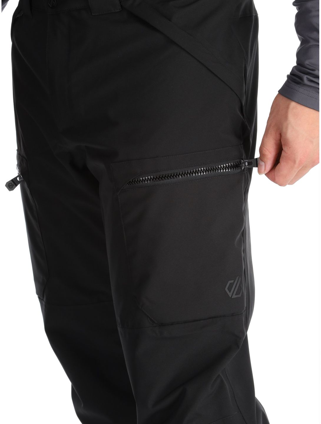 Dare2b, Baseplate II pantalones de esquí hombres Black negro 