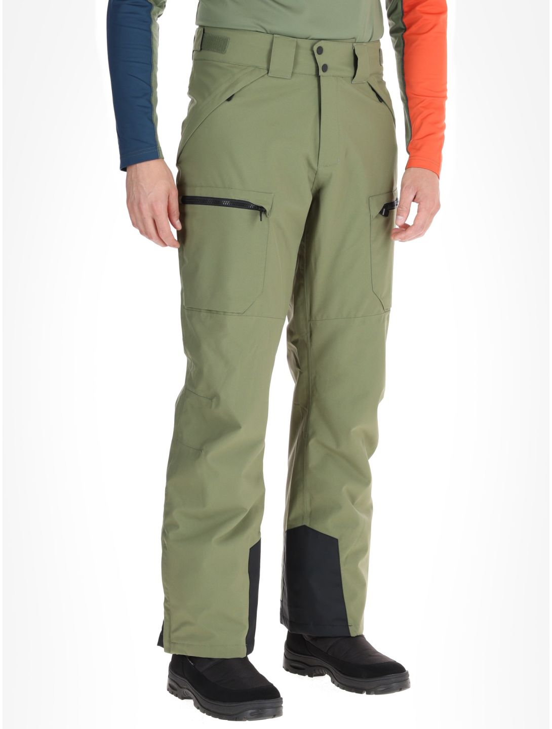 Dare2b, Baseplate II pantalones de esquí hombres Olivine Green verde 