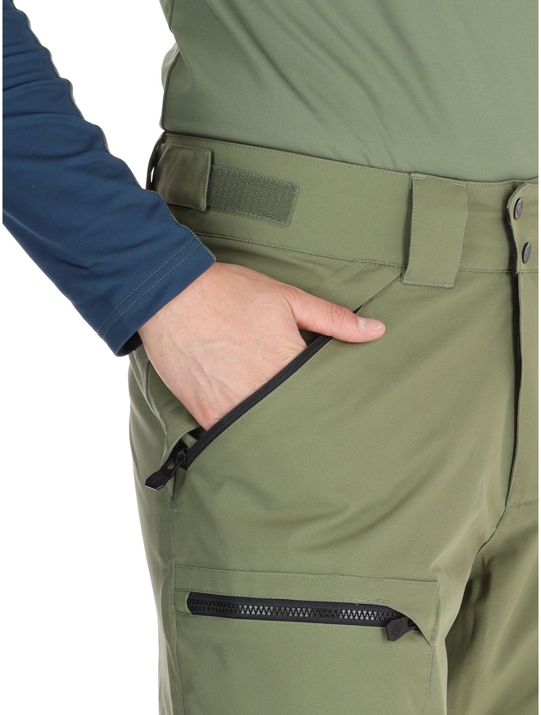 Dare2b, Baseplate II pantalones de esquí hombres Olivine Green verde 