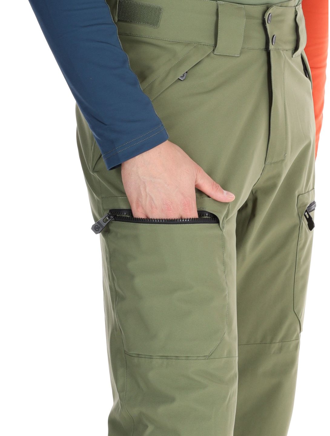 Dare2b, Baseplate II pantalones de esquí hombres Olivine Green verde 