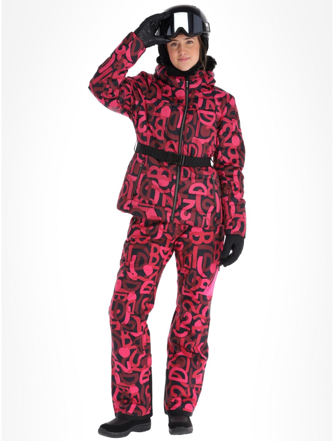 Dare2b, Crevasse chaqueta de esquí mujeres Pure Pink Graffiti Print P9Z rosa 