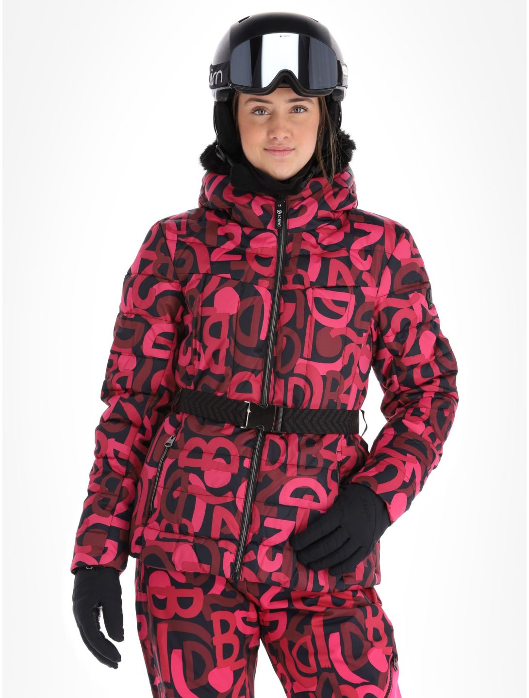 Dare2b, Crevasse chaqueta de esquí mujeres Pure Pink Graffiti Print P9Z rosa 