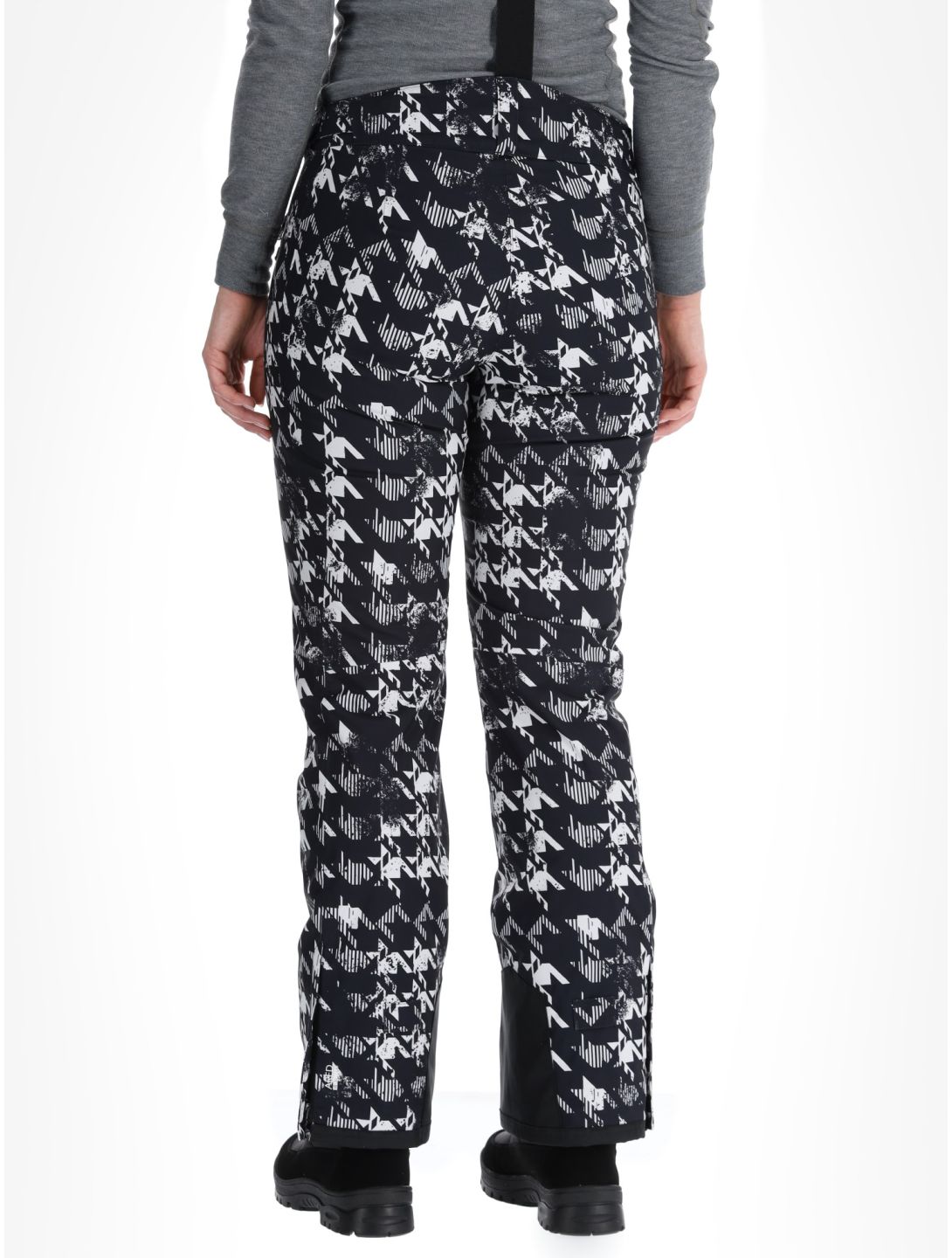 Dare2b, Diminish pantalones de esquí mujeres Black Distressed Dogtooth Print negro 