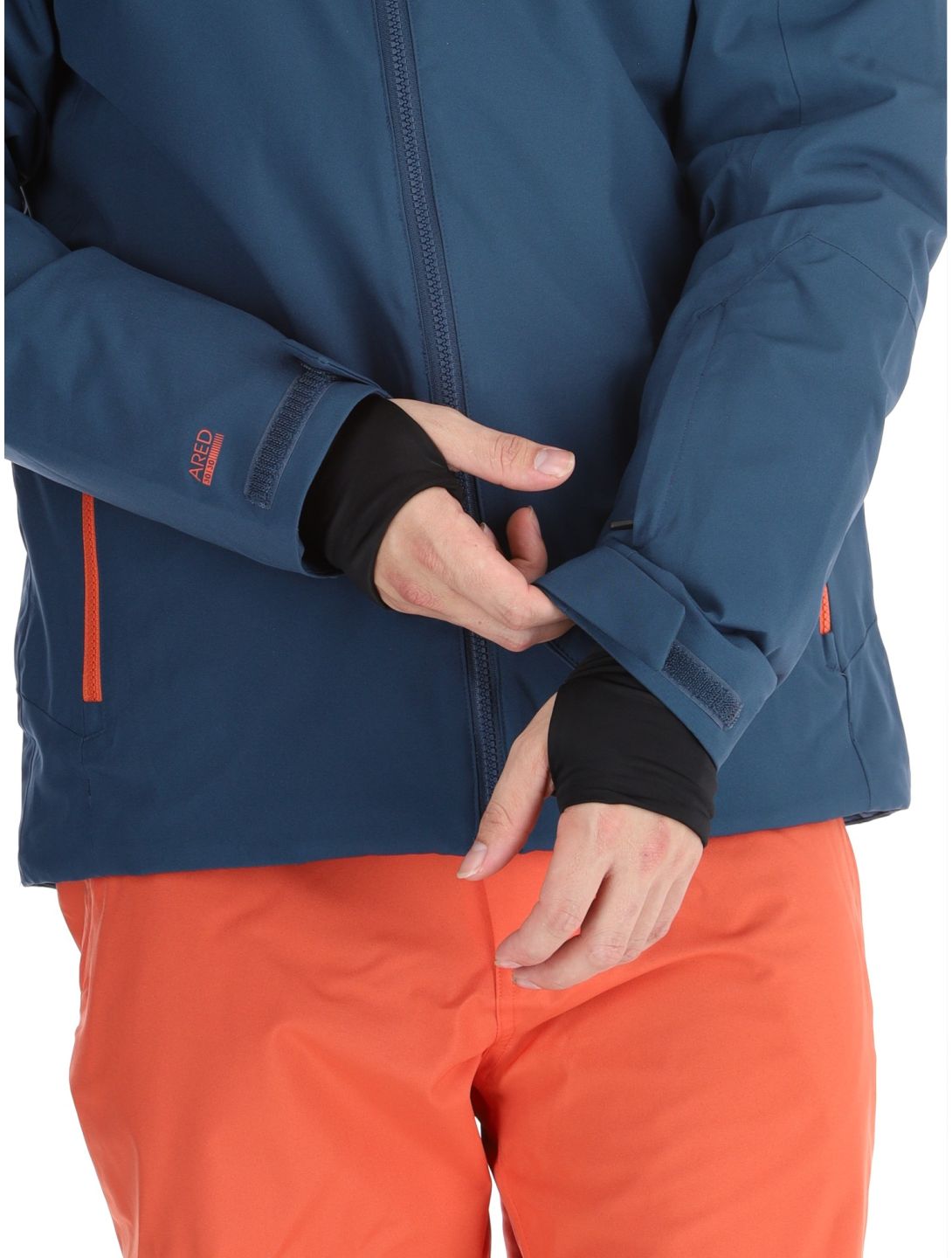 Dare2b, Eagly II chaqueta de esquí hombres Moonlight Denim / Orange Rust azul, naranja 